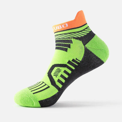 Chaussettes de compression épaisses aux couleurs vives, grande taille (5 paires) - Vert - EU40-45 (US7-11) - image 8