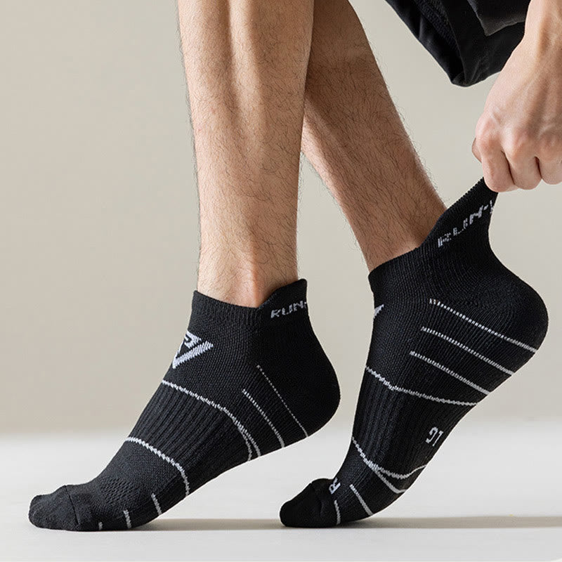 Chaussettes de compression souples antidérapantes grande taille (4 paires) - image 1