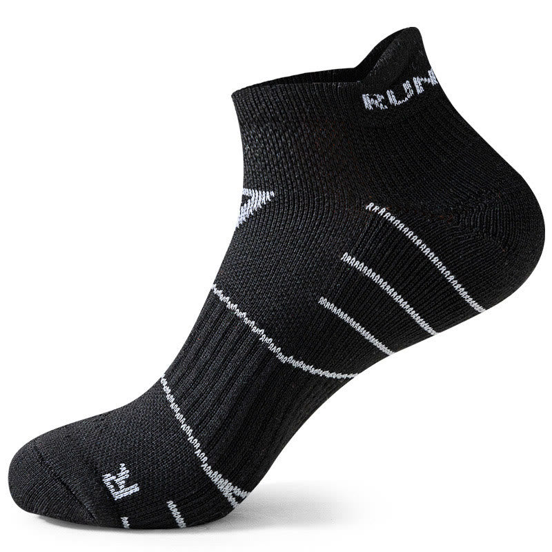 Chaussettes de compression souples antidérapantes grande taille (4 paires) - Noir - EU40-45 (US7-11) - image 13