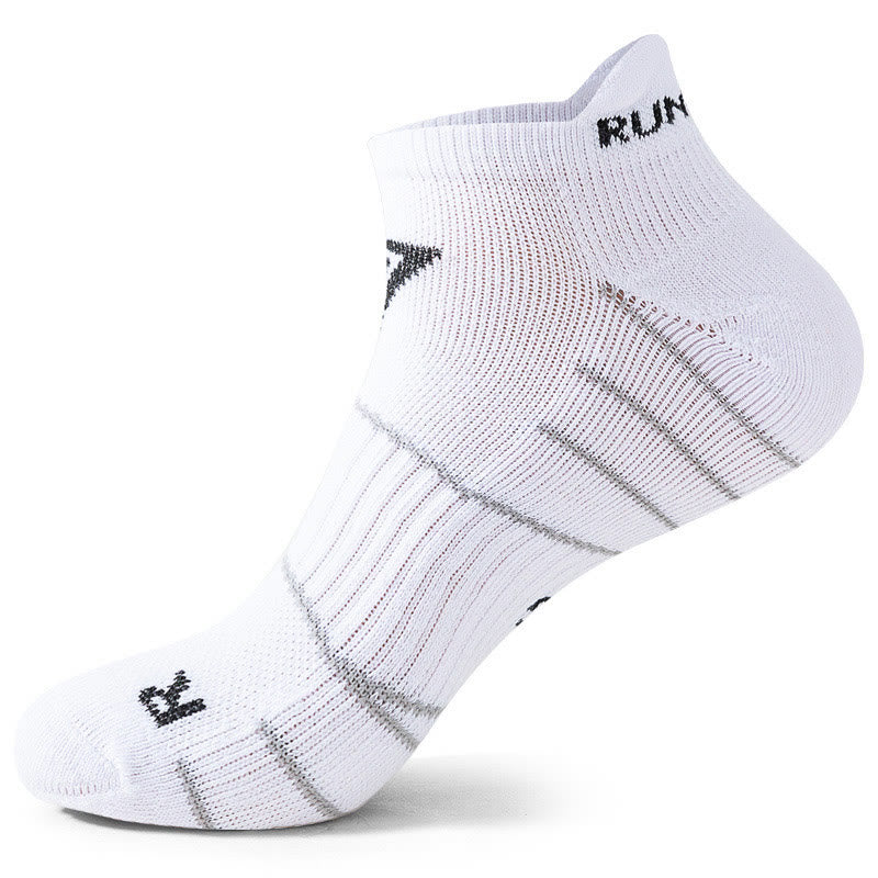 Chaussettes de compression souples antidérapantes grande taille (4 paires) - Blanc - EU40-45 (US7-11) - image 11