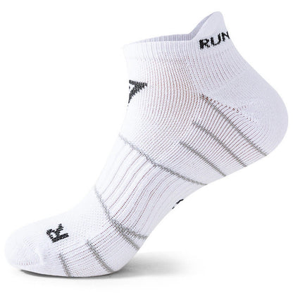 Chaussettes de compression souples antidérapantes grande taille (4 paires) - Blanc - EU40-45 (US7-11) - image 11