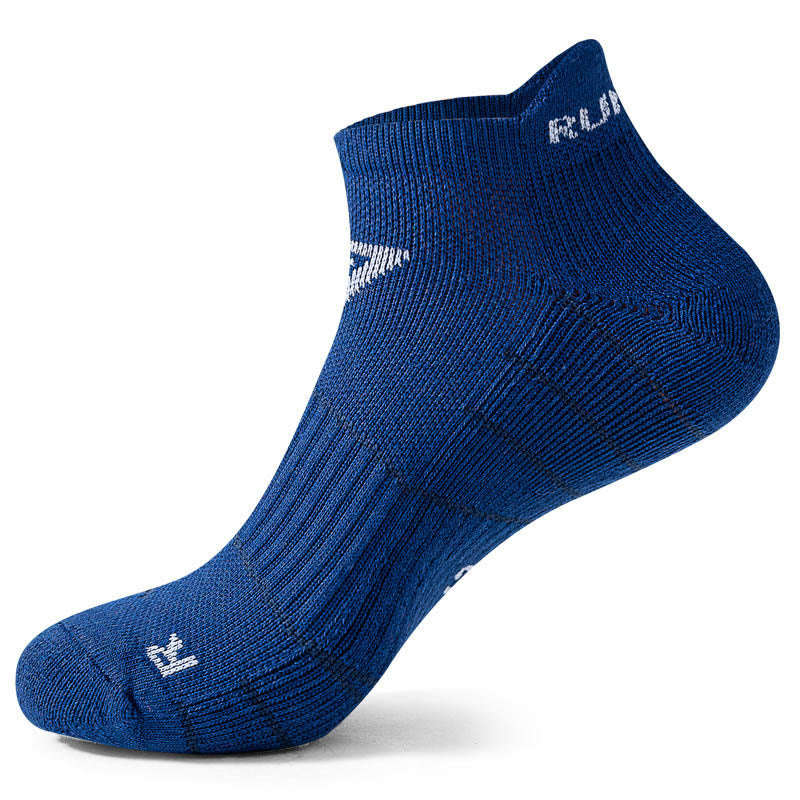 Chaussettes de compression souples antidérapantes grande taille (4 paires) - Bleu marine - EU40-45 (US7-11) - image 10