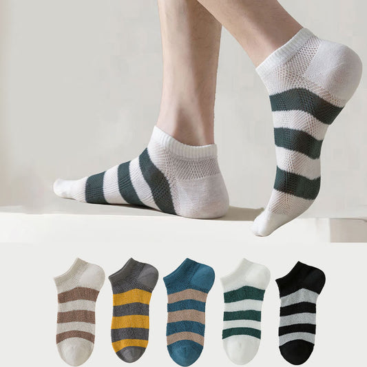 Chaussettes à rayures larges grande taille (10 paires)