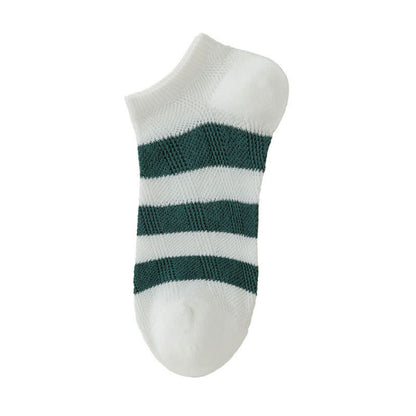 Chaussettes à larges rayures (10 paires) - Blanc - EU38-48 (US5-13) - image 11