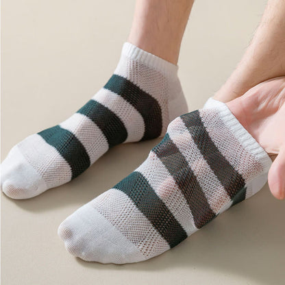 Chaussettes à rayures larges grande taille (10 paires)