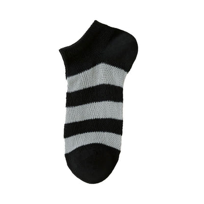 Chaussettes à larges rayures (10 paires) - Noir - EU38-48 (US5-13) - image 13