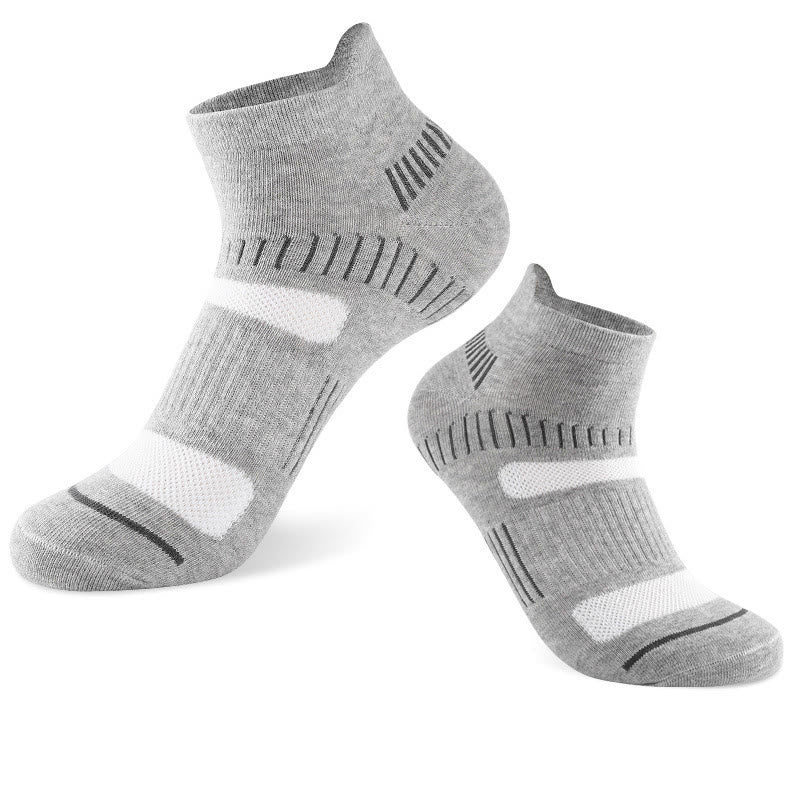 Chaussettes de compression classiques grande taille (5 paires) - Gris clair - EU40-46 (US7-12) - image 6