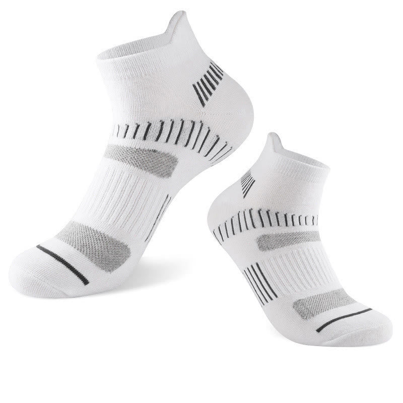 Chaussettes de compression classiques grande taille (5 paires) - Blanc - EU40-46 (US7-12) - image 5