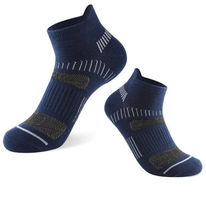 Chaussettes de compression classiques grande taille (5 paires) - Bleu marine - EU40-46 (US7-12) - image 9