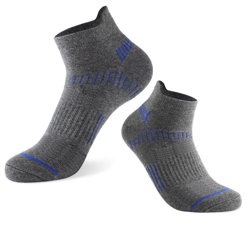 Chaussettes de compression classiques grande taille (5 paires) - Gris foncé - EU40-46 (US7-12) - image 7