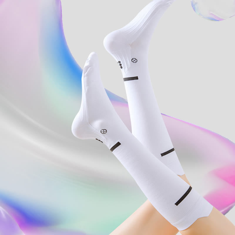 Chaussettes de compression à séchage rapide grande taille (4 paires)