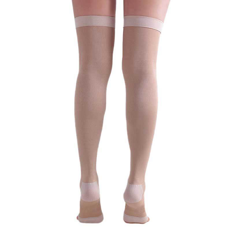 Chaussettes de compression hautes à bout ouvert grande taille (2 paires) - image 9