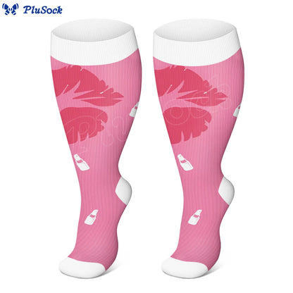 Chaussettes de compression grande taille à grosses lèvres