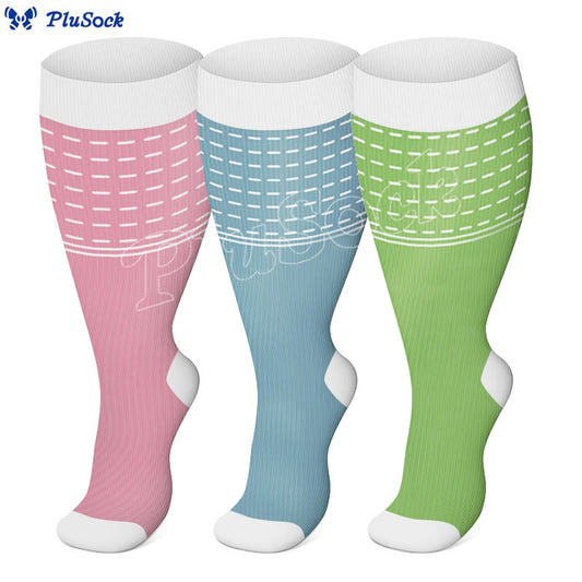 Chaussettes de compression grande taille (3 paires)