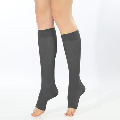 Chaussettes de compression transparentes à bout ouvert grande taille - image 6