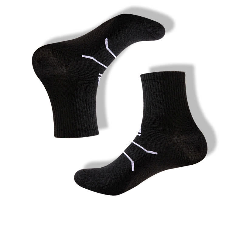 Chaussettes de compression grande taille (7 paires) - Noir - EU39-44 (US6-10) - image 7