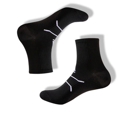 Chaussettes de compression grande taille (7 paires) - Noir - EU39-44 (US6-10) - image 7