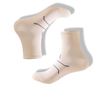 Chaussettes de compression grande taille (7 paires) - Beige - EU39-44 (US6-10) - image 8