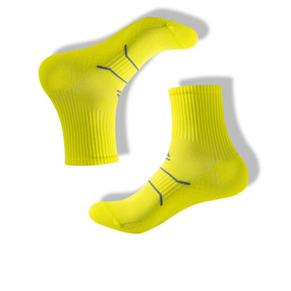 Chaussettes de compression grande taille (7 paires) - Jaune - EU39-44 (US6-10) - image 9