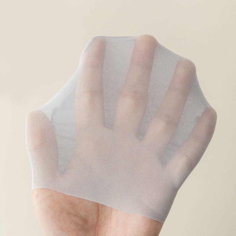 Chaussettes invisibles en soie glacée (7 paires) - image 3