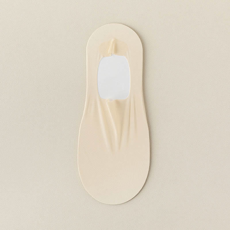 Chaussettes invisibles en soie glacée (7 paires) - Nu - EU39-46 (US6-12) - image 12