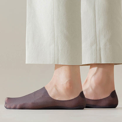 Chaussettes invisibles en soie glacée (7 paires) - image 7