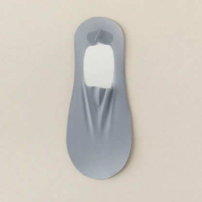 Chaussettes invisibles en soie glacée (7 paires) - Bleu - EU39-46 (US6-12) - image 13