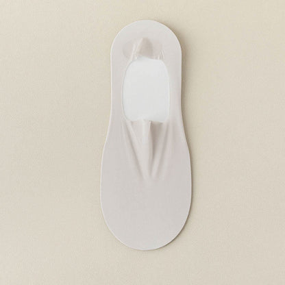 Chaussettes invisibles en soie glacée grande taille (7 paires)