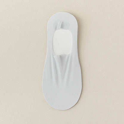 Chaussettes invisibles en soie glacée grande taille (7 paires)