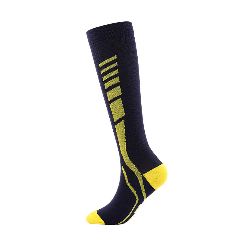 Chaussettes de compression de nouveau style (4 paires) - Jaune - S/M - image 4