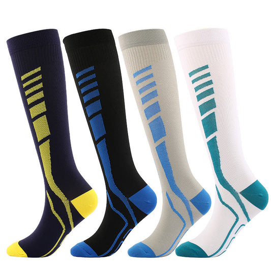 Chaussettes de compression de nouveau style (4 paires) - Multicolore - S/M - image 0