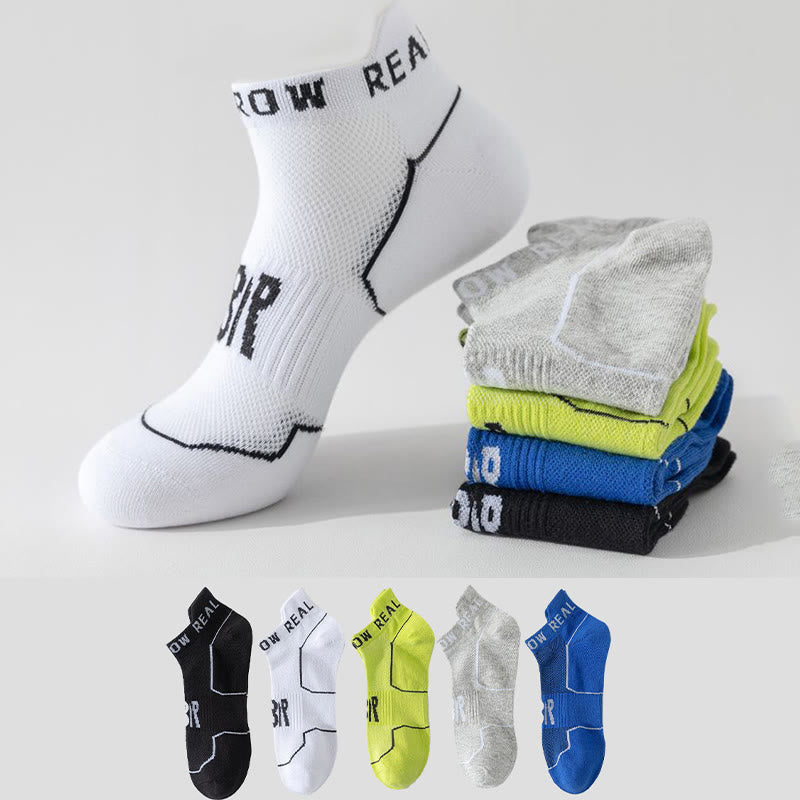 Chaussettes de compression pour le sport d'été grande taille (5 paires)