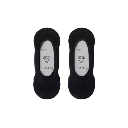 Chaussettes d'été invisibles en soie glacée grande taille (6 paires)