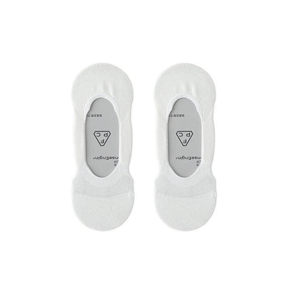 Chaussettes d'été invisibles en soie glacée grande taille (6 paires)