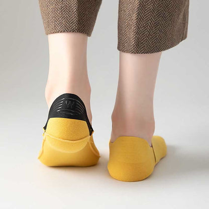 Chaussettes respirantes et douces, invisibles, grande taille (5 paires)