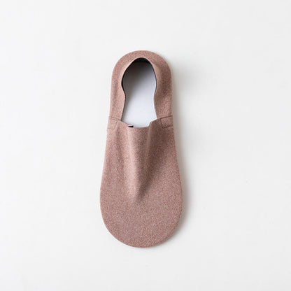 Chaussettes respirantes et douces, invisibles, grande taille (5 paires)