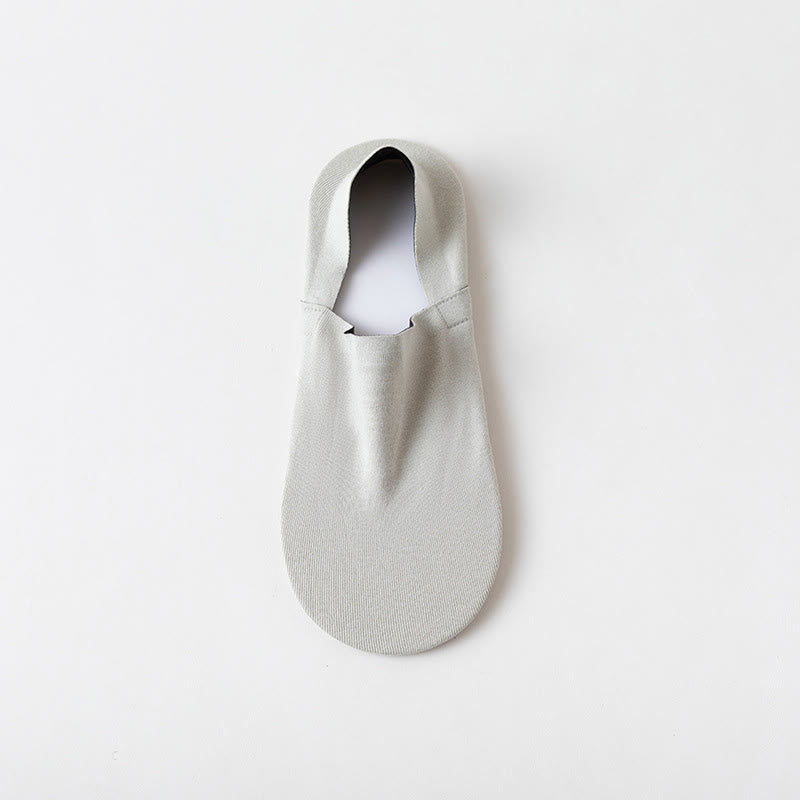 Chaussettes invisibles douces et respirantes (5 paires) - Gris clair - EU37-40 (US4-7) - image 6