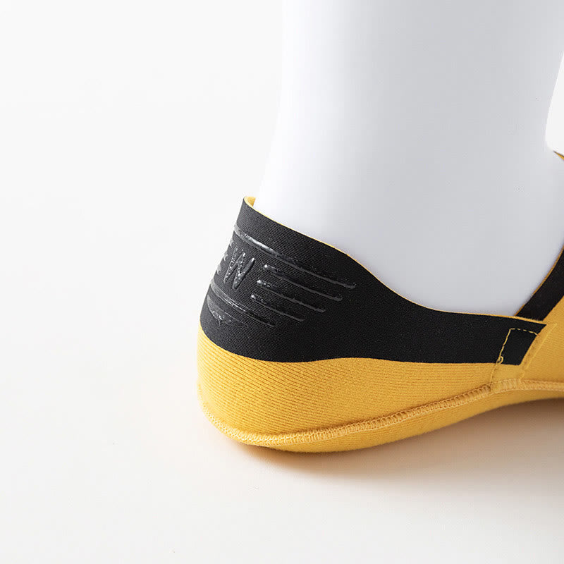 Chaussettes respirantes et douces, invisibles, grande taille (5 paires)