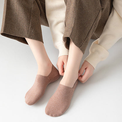 Chaussettes invisibles douces et respirantes (5 paires) - image 1
