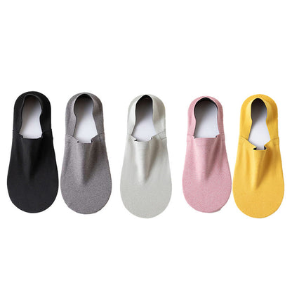 Chaussettes respirantes et douces, invisibles, grande taille (5 paires)