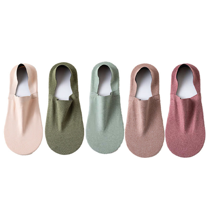 Chaussettes invisibles douces et respirantes (5 paires) - Multicolore B (5 paires) - EU37-40 (US4-7) - image 15