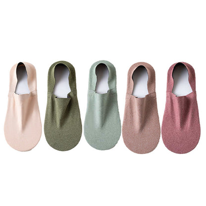 Chaussettes invisibles douces et respirantes (5 paires) - Multicolore B (5 paires) - EU37-40 (US4-7) - image 15