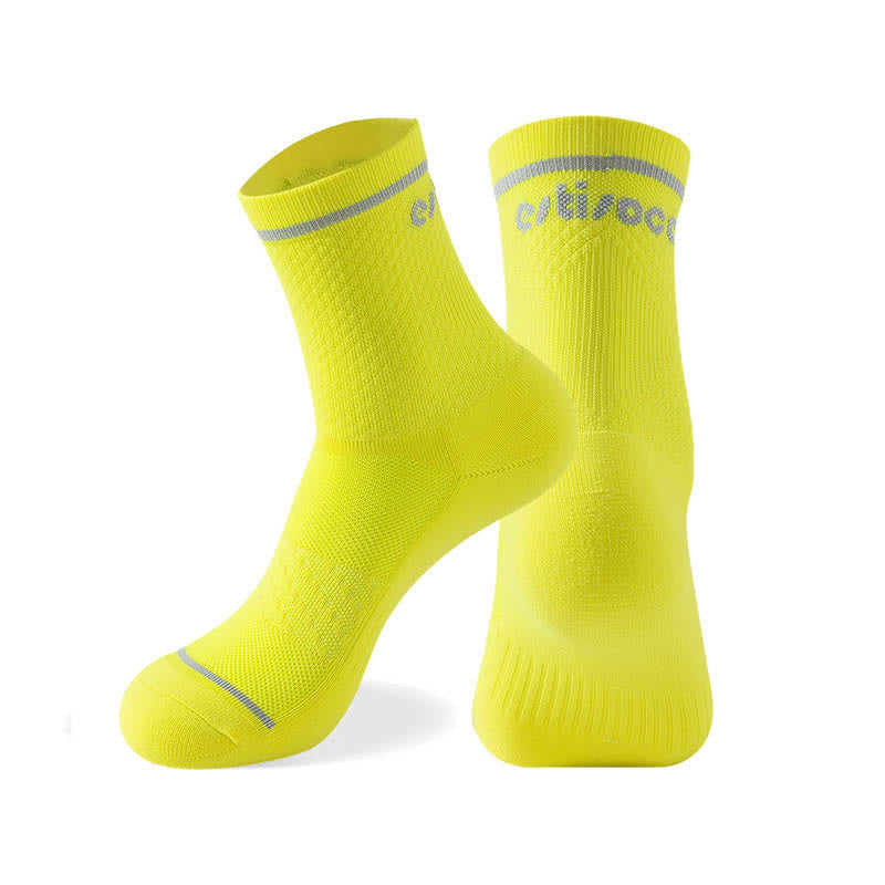 Chaussettes de compression sport grande taille (7 paires) - Vert fluorescent - EU40-44 (US7-10) - image 15