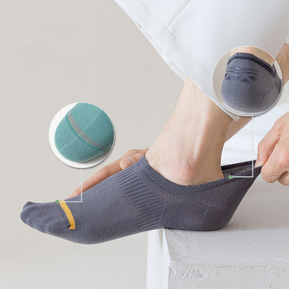 Chaussettes d'été invisibles en maille grande taille (7 paires)
