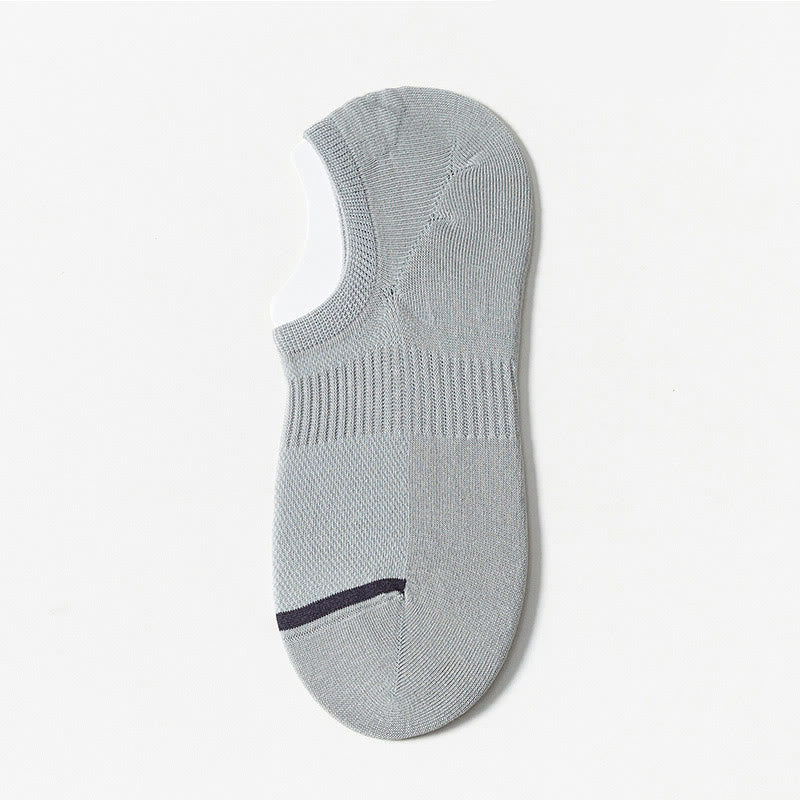 Chaussettes invisibles en maille d'été (7 paires) - Gris clair - EU39-44 (US6-10) - image 13