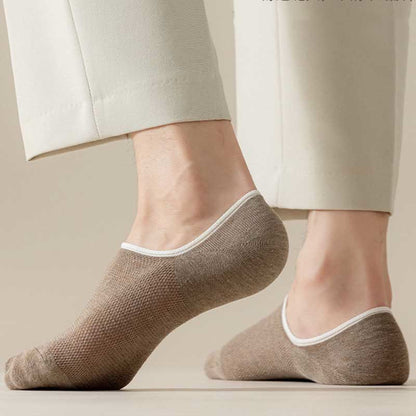 Chaussettes invisibles antidérapantes en silicone (7 paires) - image 5