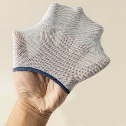 Chaussettes invisibles antidérapantes en silicone (7 paires) - image 2