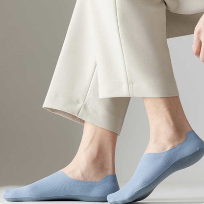 Chaussettes invisibles gaufrées (4 paires) - image 5