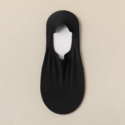 Chaussettes invisibles gaufrées (4 paires) - Noir - EU39-44 (US6-10) - image 8