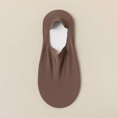 Chaussettes invisibles gaufrées (4 paires) - Café - EU39-44 (US6-10) - image 13